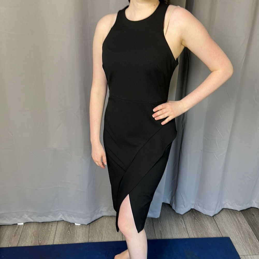 Betsey Johnson Black Asymmetrical little black Dress